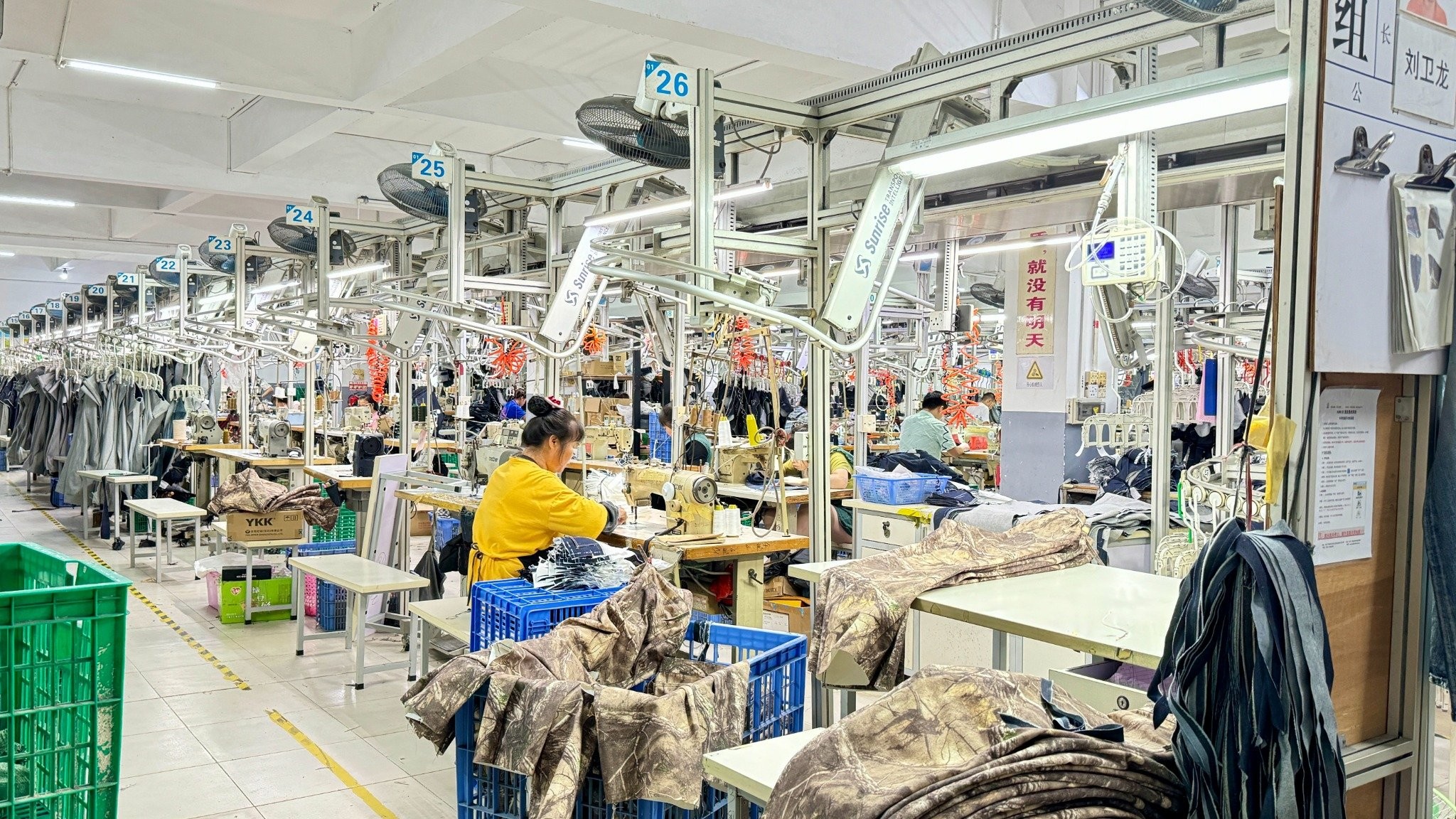 Guangdong Shunde Leka Clothing Design Co., Ltd dây chuyền sản xuất nhà máy