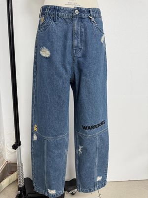 Phong thêu chính xác cao nguyên bản đáy denim cho một thiết kế nổi bật độc đáo