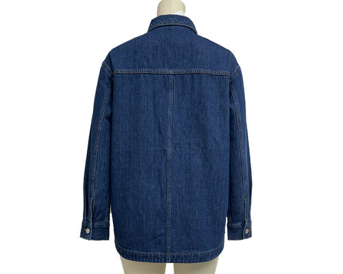Áo jeans kích thước lớn Áo denim cho một phong cách thư giãn và thoải mái