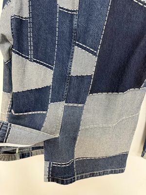 Trendy Jacquard Elements Denim Blazer Cho một cái nhìn táo bạo và phong cách