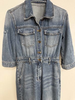 Bộ quần jean cao cấp tay dài lấy cảm hứng từ quần áo làm việc